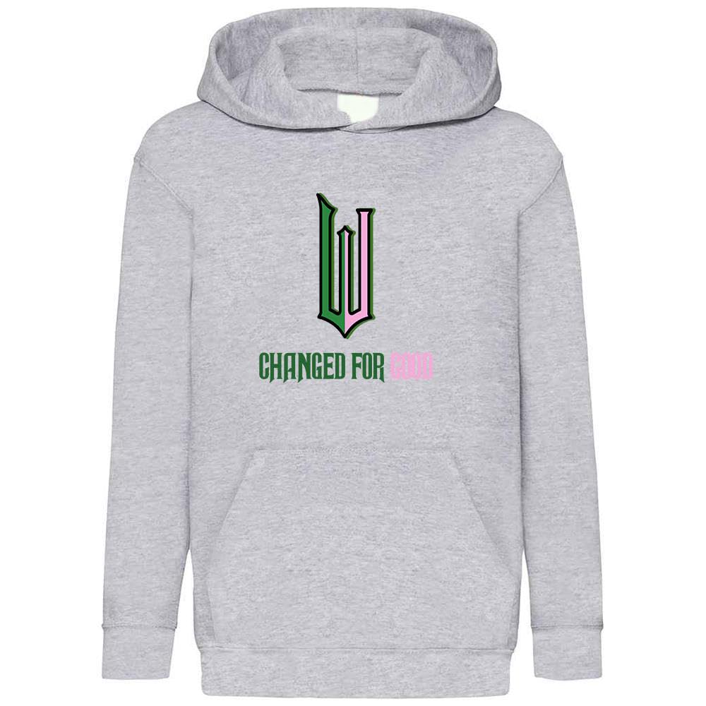 Expert Workwear Changed for Good Movie Inspired Hoodie W Logo Hooded Sweatshirt Jumper Fan Gift Grey
