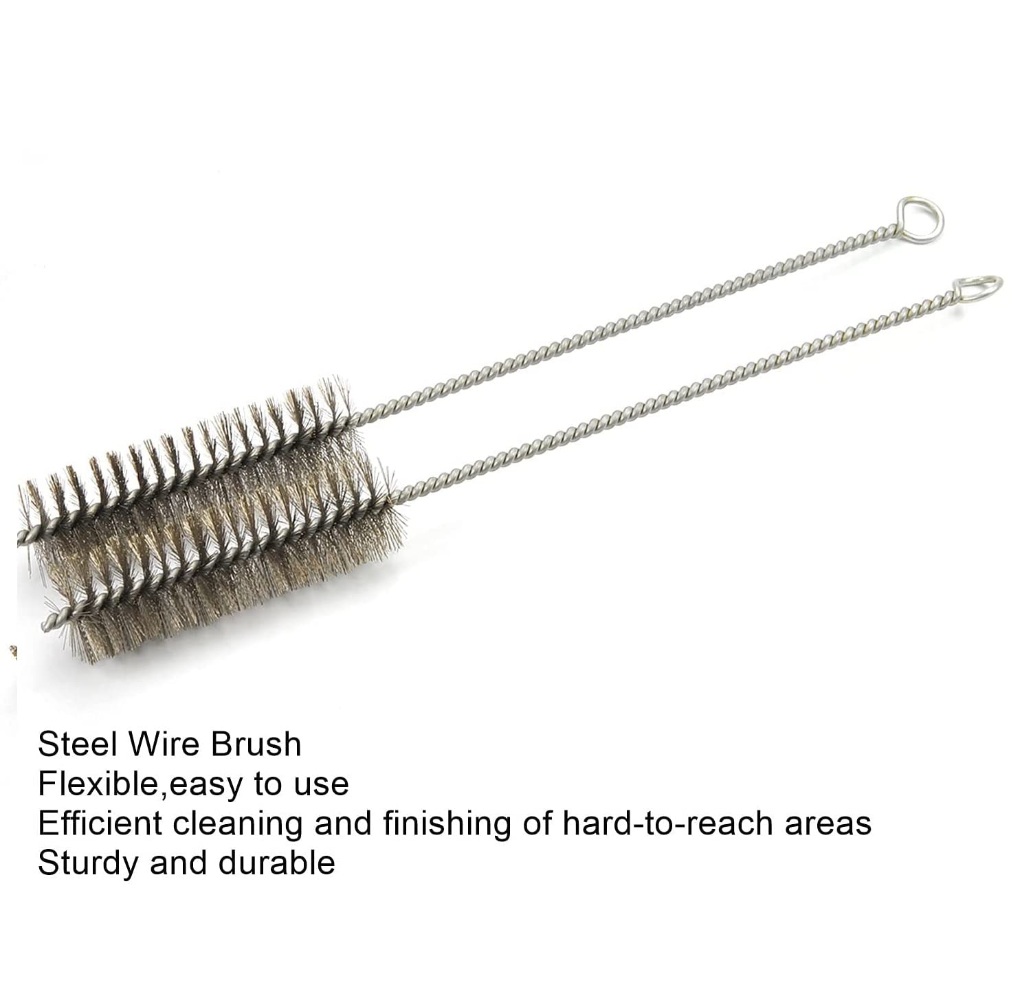 Stainless Steel Tube Cleaning Brush Set - Flexible Wire Brushes For ...