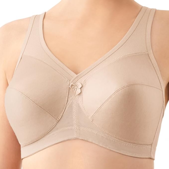 Glamorise Women's Plus Size MagicLift Active Support Bra Wirefree #1005