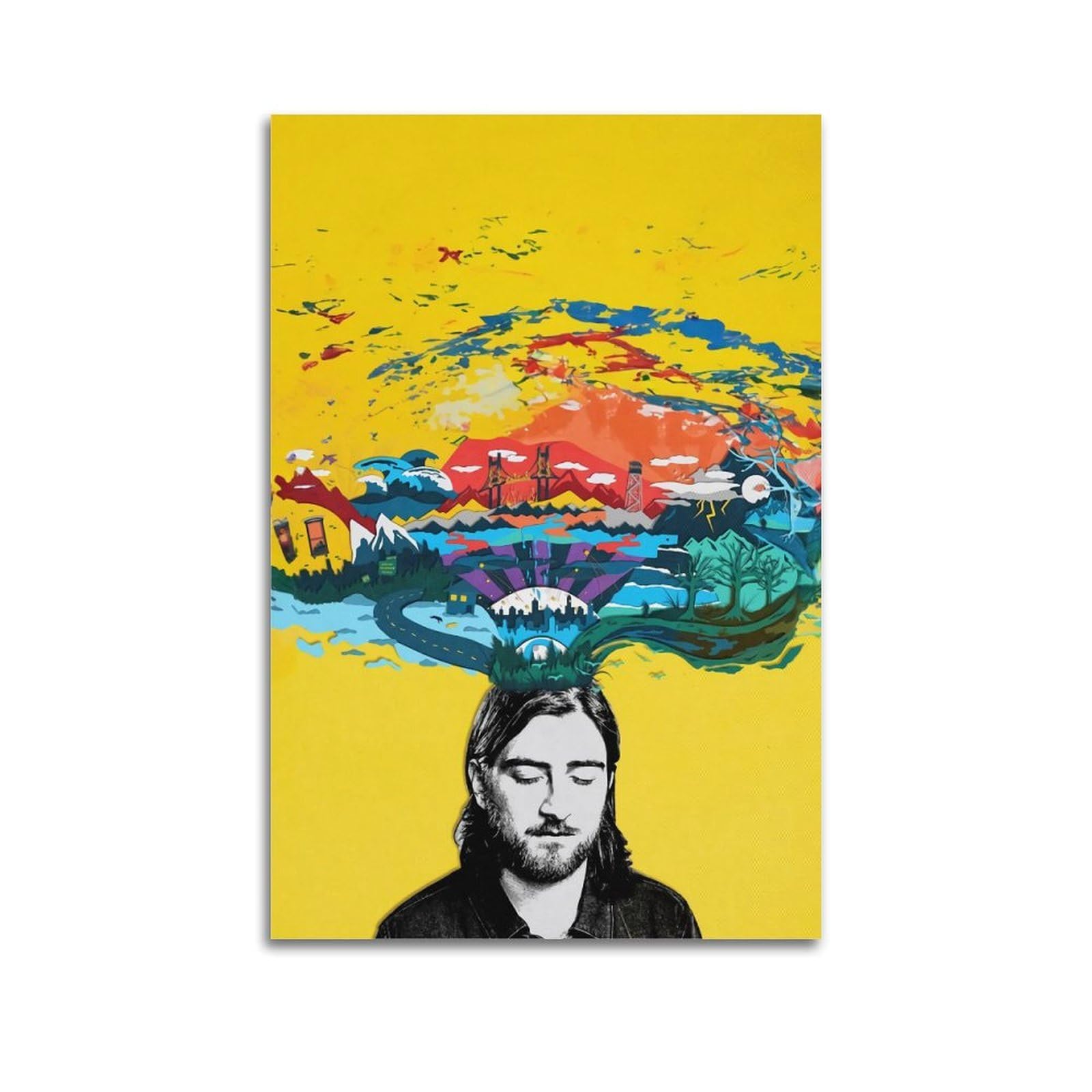 FDRPMHC Noah Poster Kahan Music Canvas Wall Art Decor Living Room Modern Family Bedroom 08x12inch(20x30cm) Unframe-style