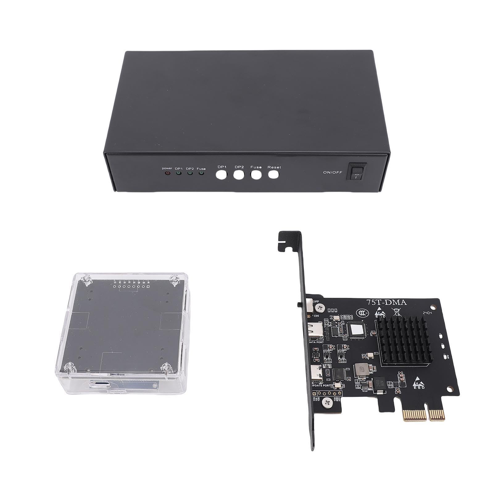 Direkte Speicherzugriffskarte, EDID Selbstanpassender DisplayPort-Eingang/Ausgang 3840 X 2160 144 Hz DMA-Kombinator HD-Bildqualität für Videokonferenzen