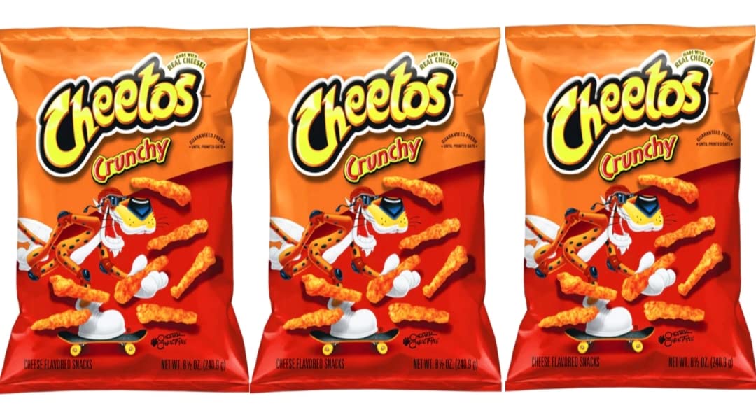 Cheetos Crunchy Cheese 8oz/226g (Pack of 3) BIG PACKS