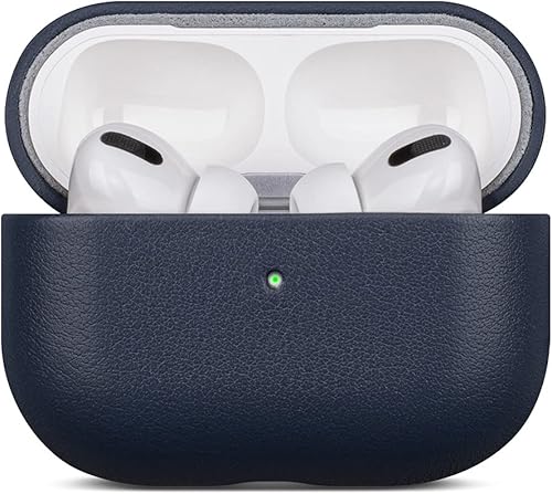 Miniatura 2 de Funda de cuero compatible con AirPods Pro de 2 generación, lopie hecha a mano AirPods Pro 2, funda protectora totalmente envuelta con cuero de grano