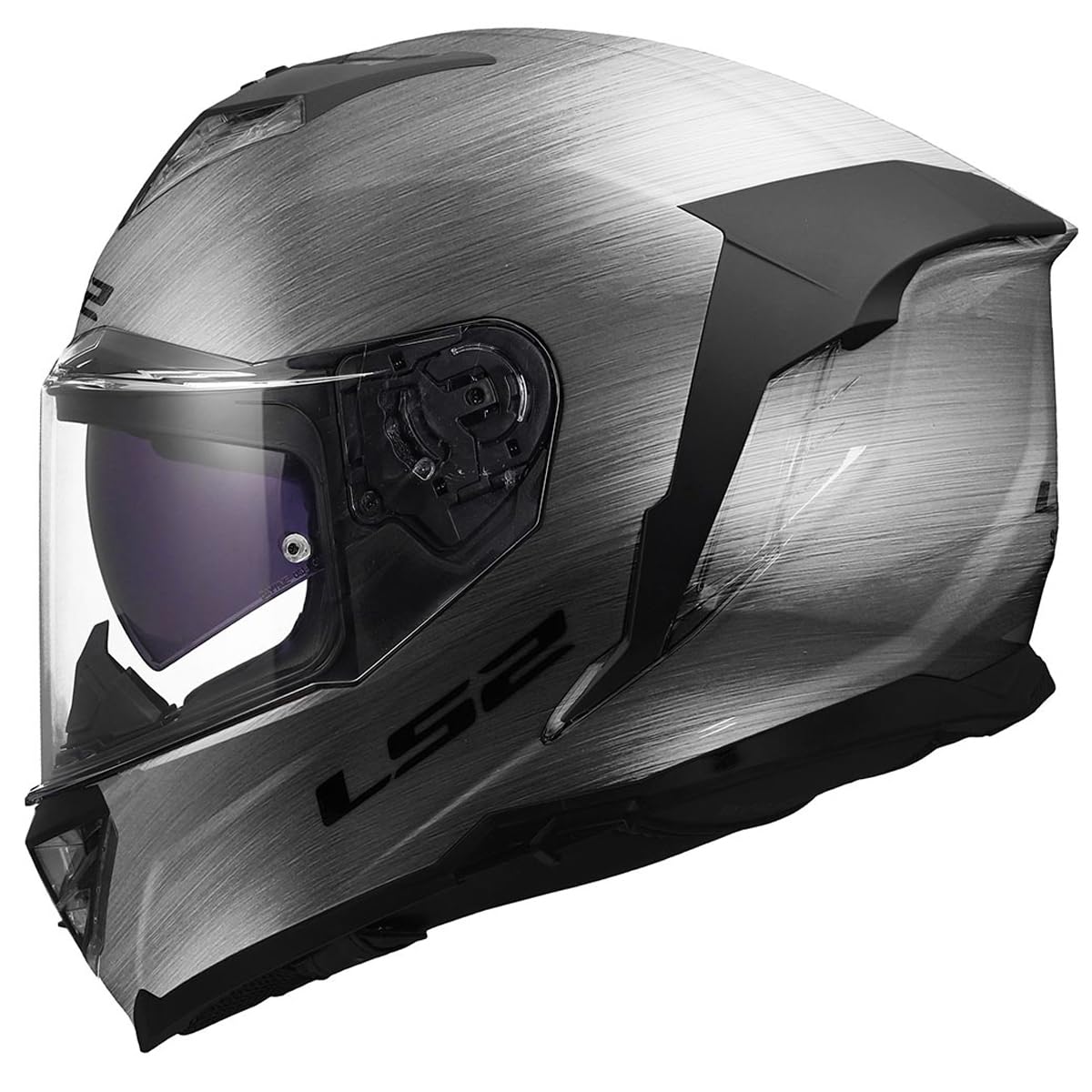 LS2, Casco Moto Integrale STORM III SOLID Jeans Titanium, XXS