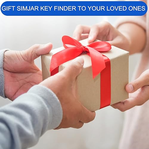 Miniatura 6 de Buscador de llaves con receptores más delgados y controles remotos avanzados de tela, localizador de artículos SIMJAR 80dB+ RF con rango de trabajo