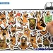 Produktbild 50 Stück Deutscher Schäferhund Hund Niedliche Cartoon Tiere Aufkleber Spielzeug für Kinder Schreibwaren Handy Laptop Laptop Skateboard Aufkleber