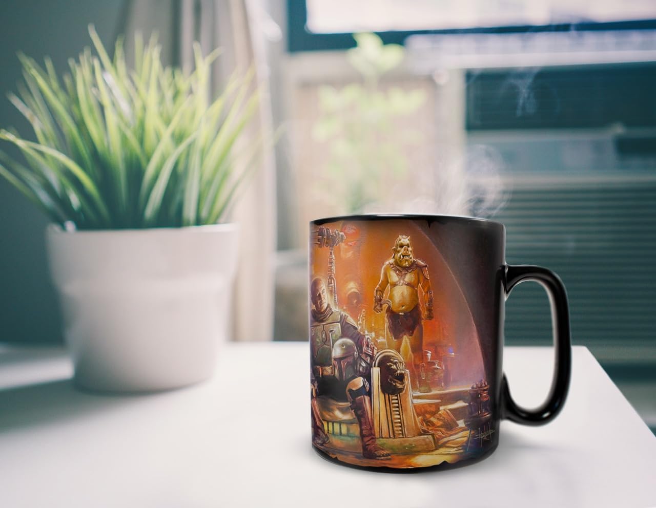 Morphing Mugs Star Wars – The Book of Boba Fett - A New Beginning – One 16 oz Heat Sensitive Clue Mug – Full Image Revealed When HOT Liquid Is Added - Image 5