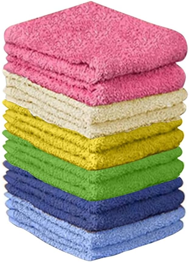 Chef Craft Microfiber Dishcloths - 12x12 Inch Teal Cleaning Cloths (Pack Of 2)