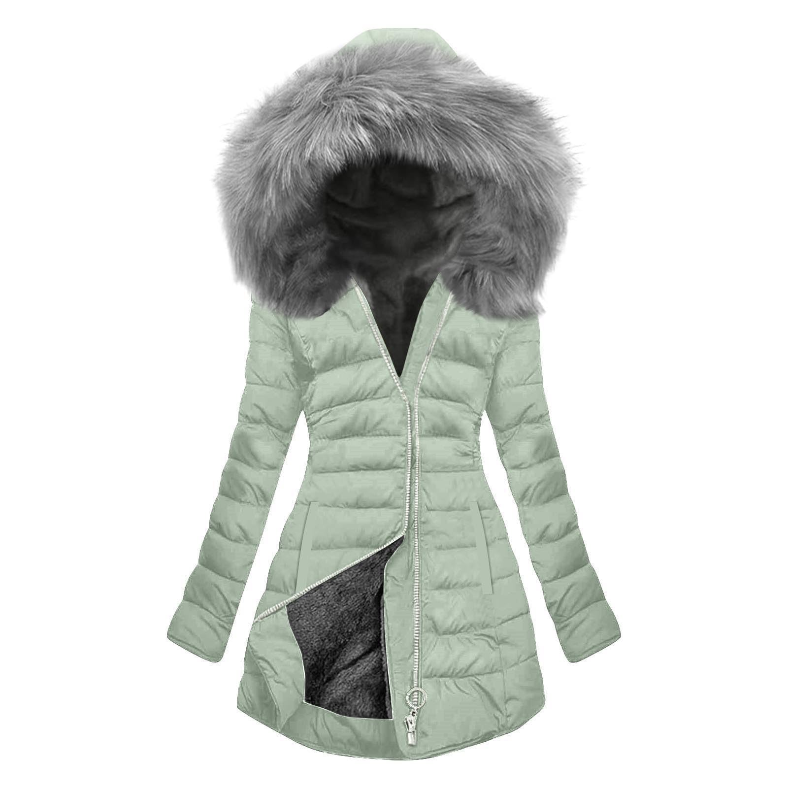 Generisch Parka Mantel Unterdamen Trainieren Modischeen Langarm Jacken Winter Oversize Soft