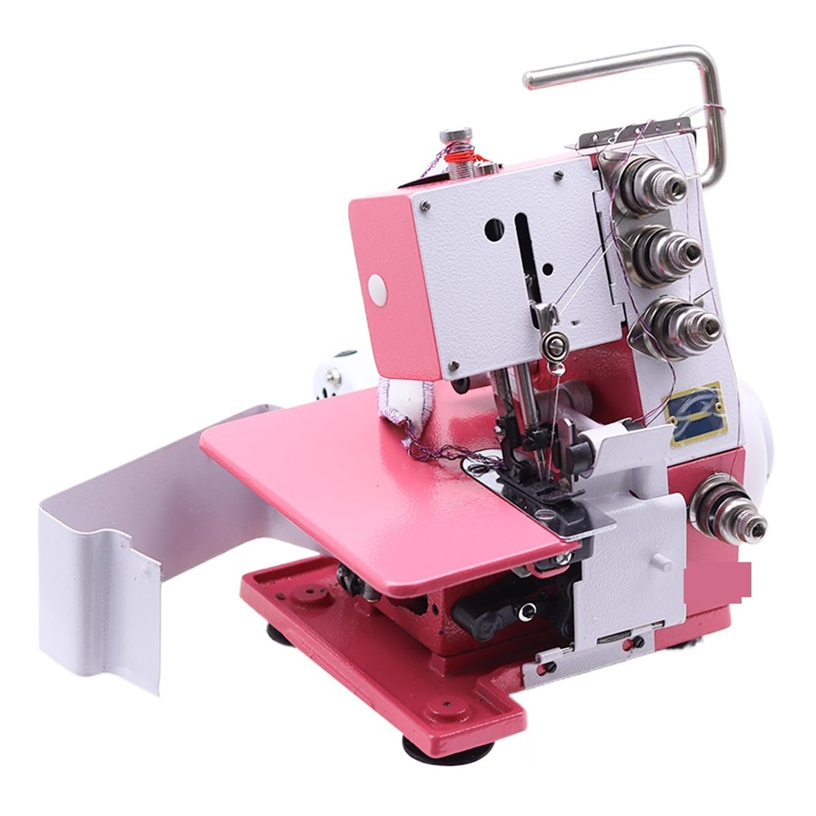 Maszyny do szycia, Mała maszyna do szycia overlock Home ThreeThreads Four Threads Przenośna maszyna do szycia Overlock Szycie Jedna maszyna