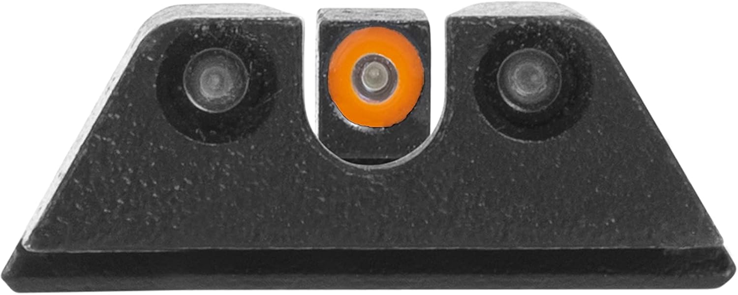 MEPRO Hyper-Bright tritium Night Sights Compatible with Stoeger STR-9, Green tritium,Extra Bright Colored Front photoluminescent Night Sight, U Notch Rear Glow on Sights by Meprolight