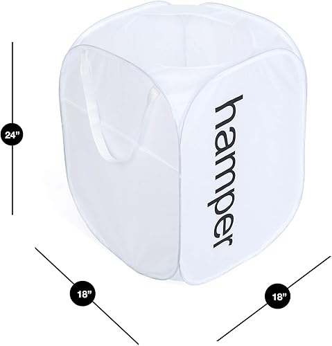 Miniatura 3 de Smart Design 3508114 - Cesto (23 x 15 pulgadas), color blanco