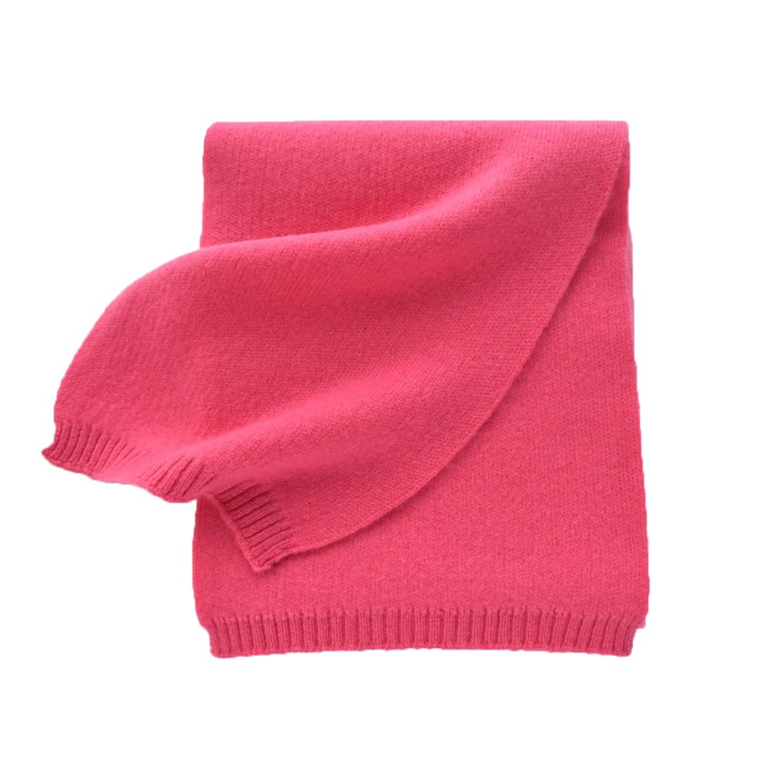 Bufanda de cachemira para mujer, invierno, cálida, de lana, estrecha, corta, para niña