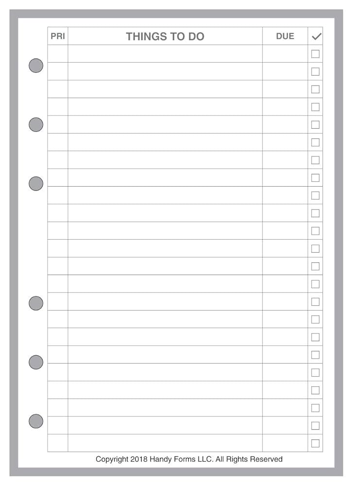 amazon-com-a6-size-to-do-list-planner-insert-for-6-ring-binders-4-1-x-5-8-this-is-a-european-standard-a6-size-your-a6-may-be-different-please-see-images-office-products for Free Printable A6 Planner Inserts Amazon.com : A6 Size to-Do List Planner Insert, for 6-Ring Binders (4.1