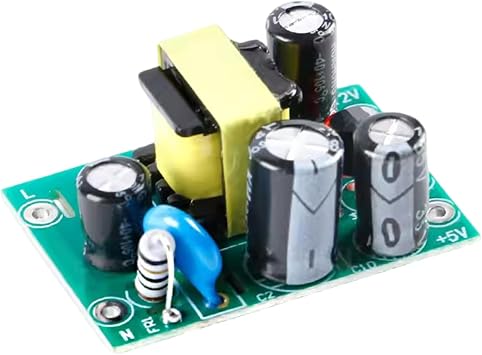 ACDC Conversion Power Supply Module AC 110V 220V to DC 5V with 2 Outputs and 12V for Electronic Voltage Regulator