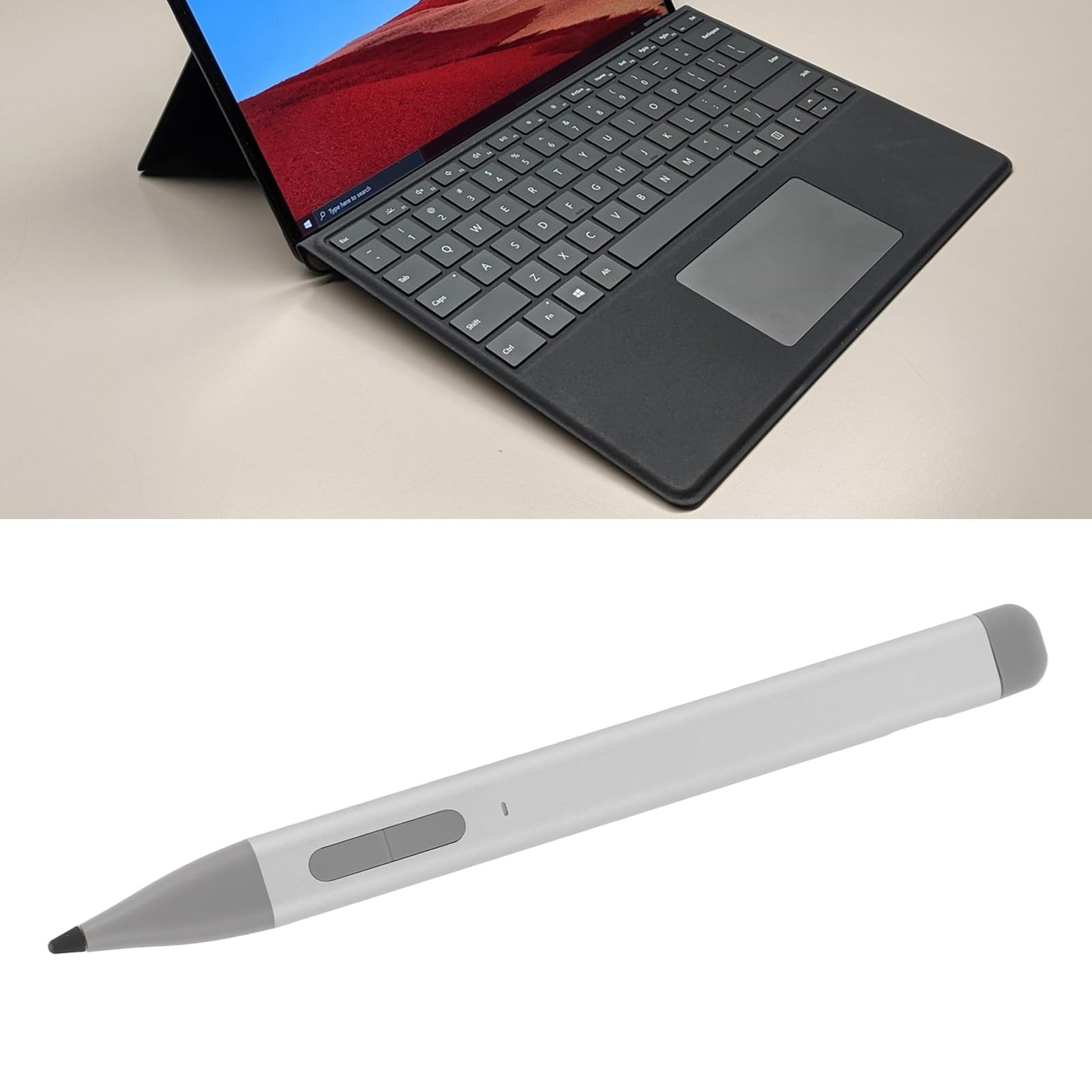 Penne per Stilisti per Touch Screen, Penna Stilo per Touchscreen, Bassa Latenza, Perfetta per Prendere Appunti, Disegnare e Firmare Documenti (SILVER)