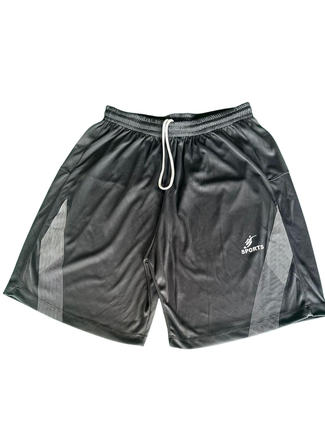 Bermuda Futebol Academia Treino Masculino Plus Tamanho:G2;Cor:Chumbo