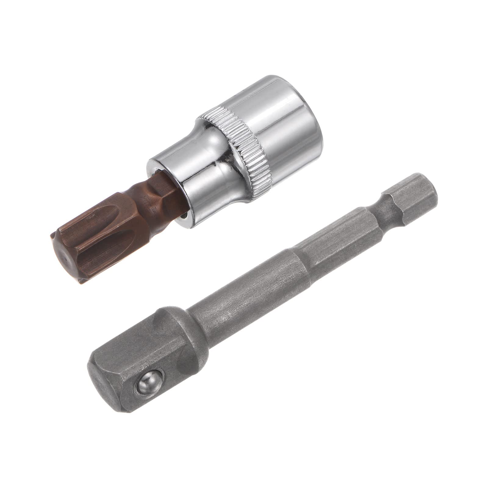 Douille Torx T50 à Choc 1/4" - Longueur 35 Mm - Acier Chrome-molybdène (CR-MO) - Pour Clé à Choc - 7