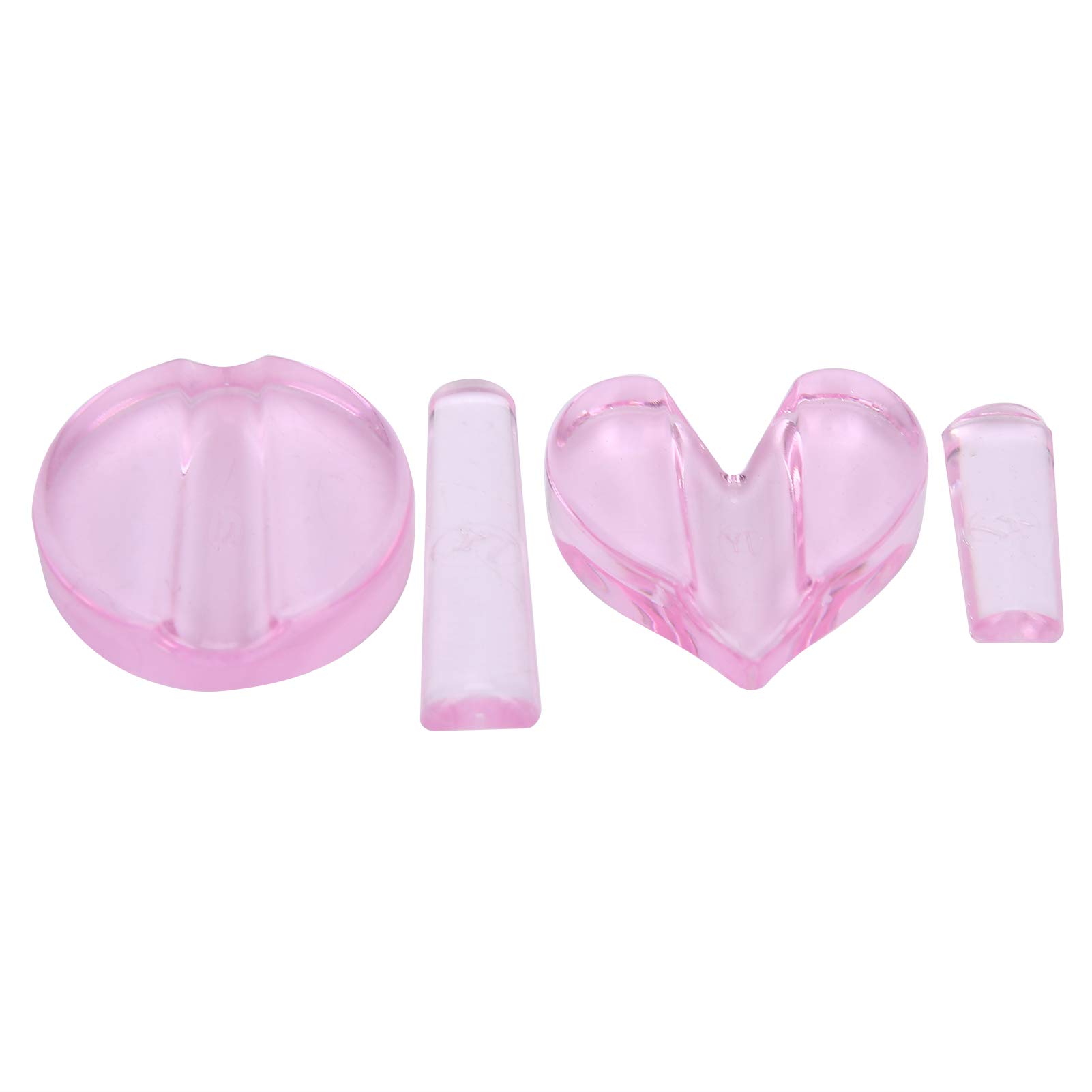 Rebanada de metal para uñas, molde en relieve, molde en relieve, herramientas para uñas, herramienta de manicura duradera, molde para doblar con marco de Metal para salón de belleza
