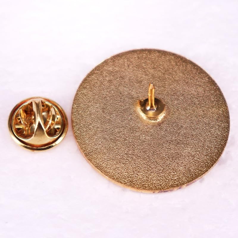 Image of Not All Those Who Wander Are Lost Enamel Lapel Pins Outdoor Moon Night Snow Mountain Badge Brooch For Backpacks