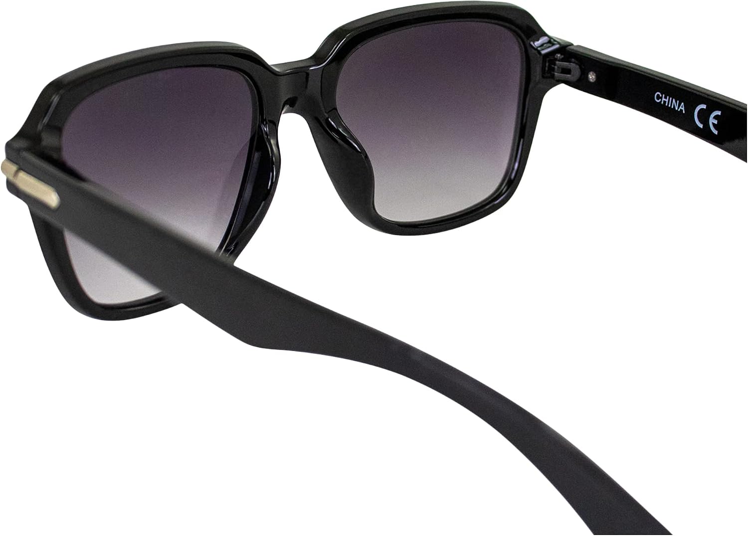 AlterImage Sunset Fashion Retro Sunglasses for Women 3 Pair Clear Black & Tortoise Frames w/Stylish Metal Accents & Gradient Brown & Smoke Lenses