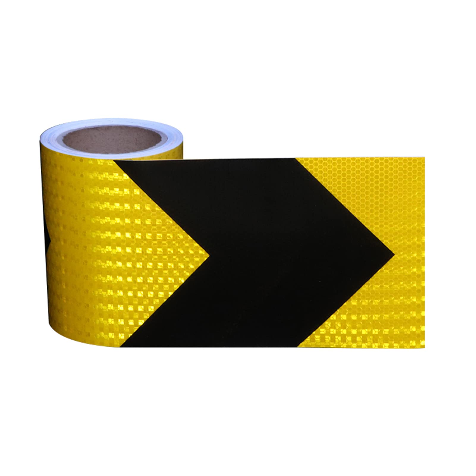 VHcgCGJ reflective tape, Reflective Tape Hazard Warning Self-Adhesive High Intensity Prismatic(Black)