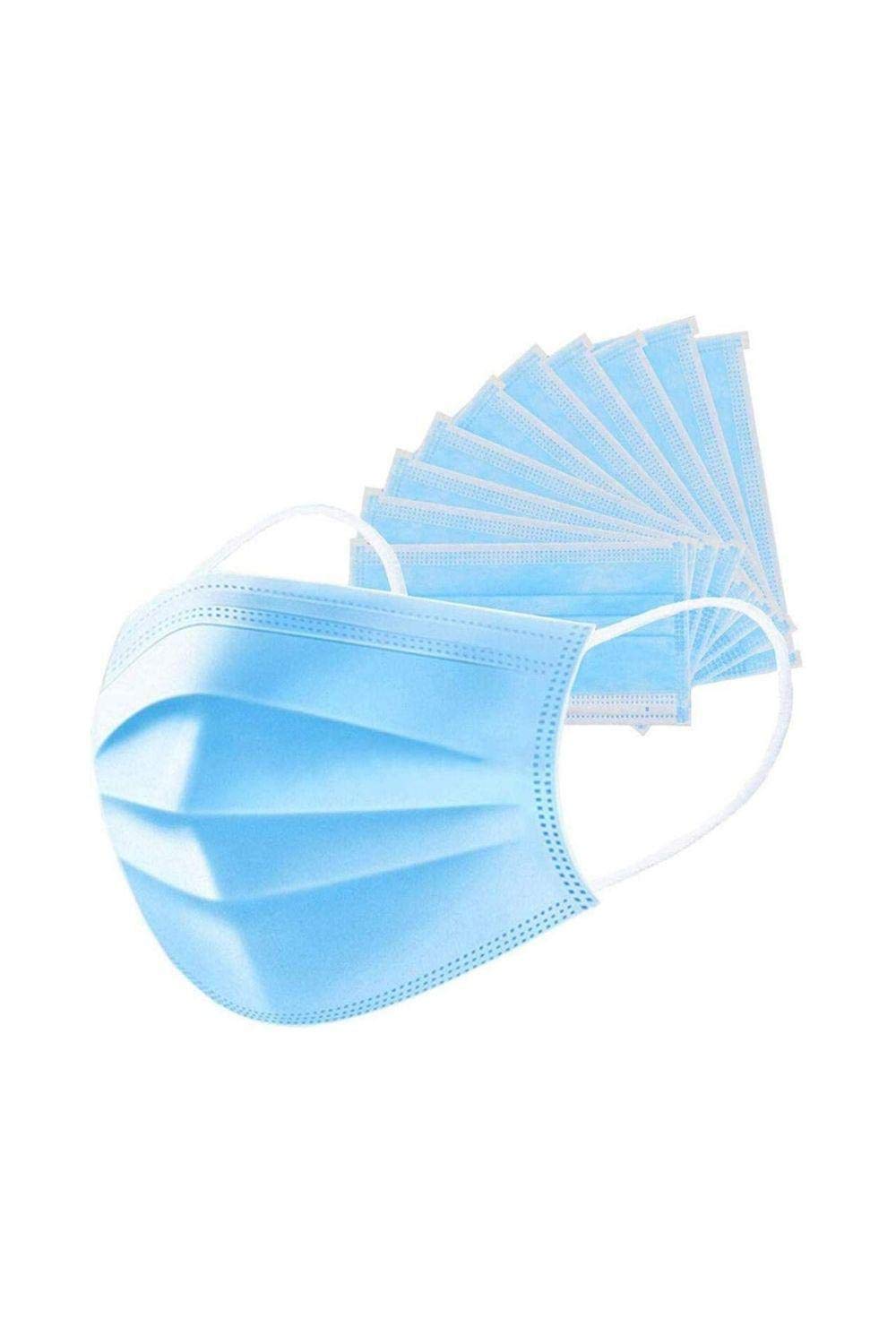 Guance 3Ply Face Masks Disposable | 3 ply Layer|Use And Throw |Pollution And Dust Protection | Men And WomenFor Outdoor, Home Office Hospital Use (Pack of 50 Pcs) (B0897THMYT) Amazon Price History, Amazon Price Tracker