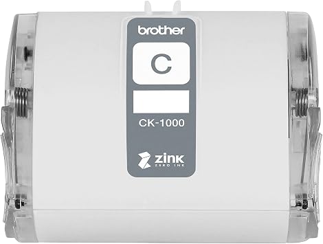 Brother Genuine CK-1000~2 (1.97) 50 mm Wide x 6.5 ft. (2 m) Cleaning Roll for Brother VC-500W Label and Photo Printers