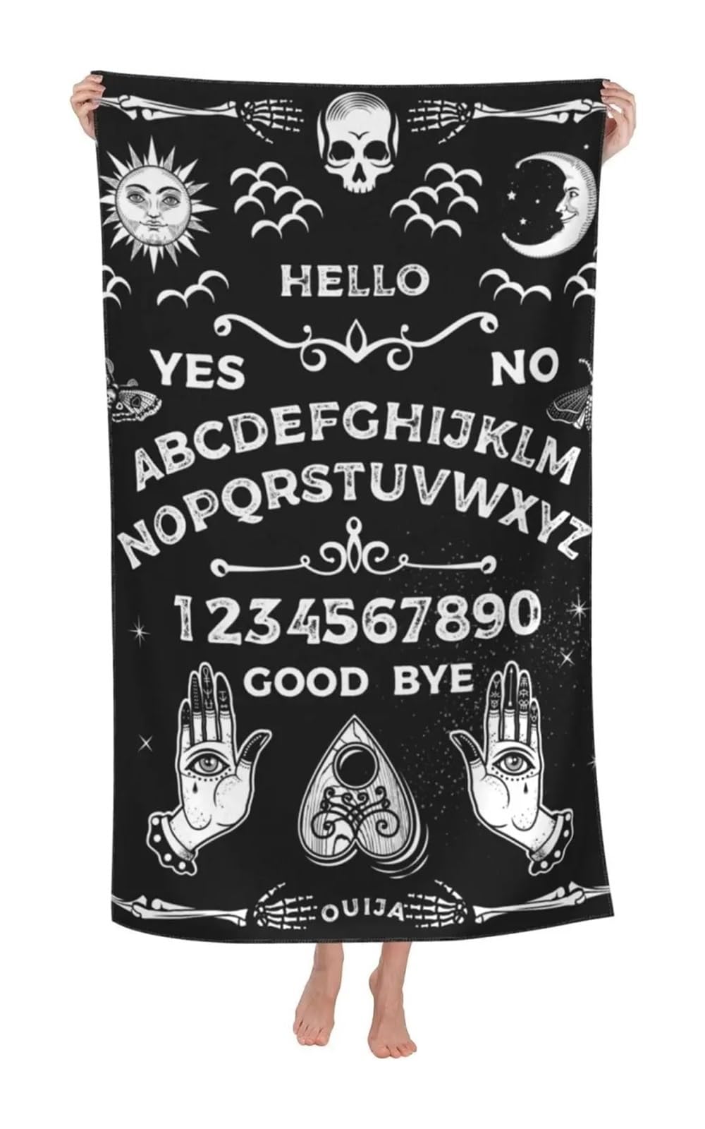 WSQHAO Pattern Fun Beach Towel Quick Dry Microfiber Bath Towels For Bathroom Soft Sand Free Summer for Shower(Color3,150X240CM-59X94in)