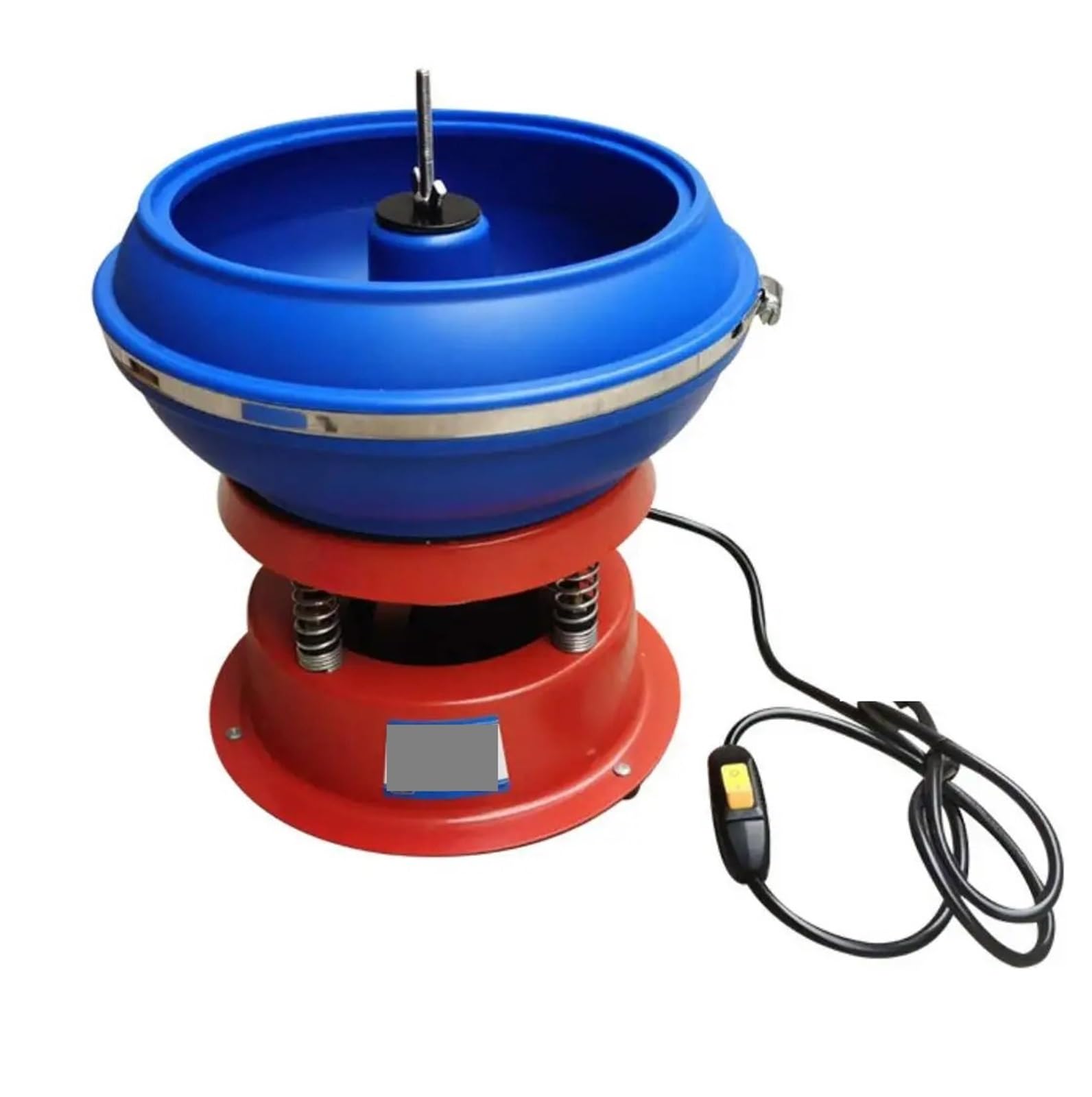 Máquina pulidora vibratoria de joyería con kit de piedra de tambor - Limpiador ultrasónico para piedras preciosas