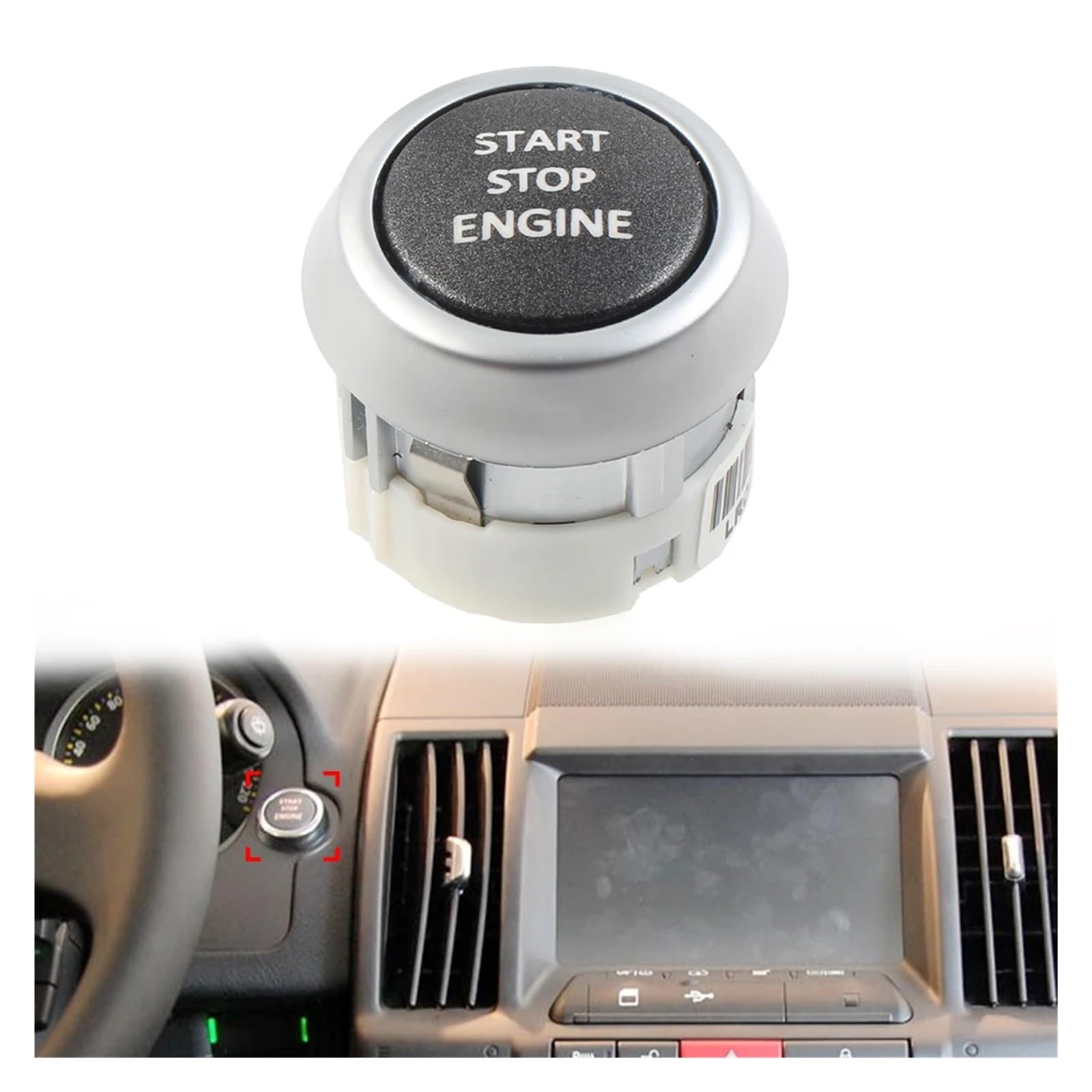 Start Stop Switch Push Button,Fit For LAND ROVER, Freelander 2 2008-2012 osłona przycisku włącznika/wyłącznika silnika samochodu