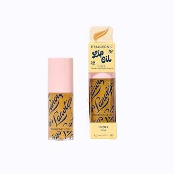 Lanolips Hydrating Lip Oil - Plumping Lip Gloss Infused with Lanolin Oil, Hyaluronic Acid & Vitamin E - Non-Sticky, Glossy Finish Beauty Products - Honey 0.2 Fl oz