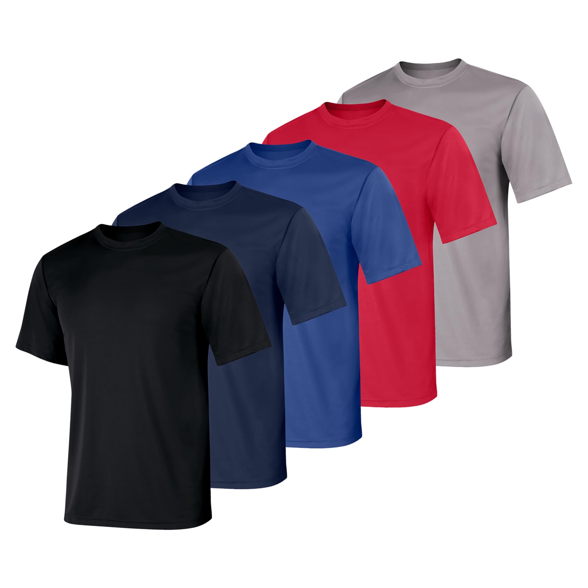 Hanes Men's Cool Dri Performance T-Shirt, Moisture-Wicking Short Sleeve Tee, 40+ UPF Protection, 2 Or 5 Pack