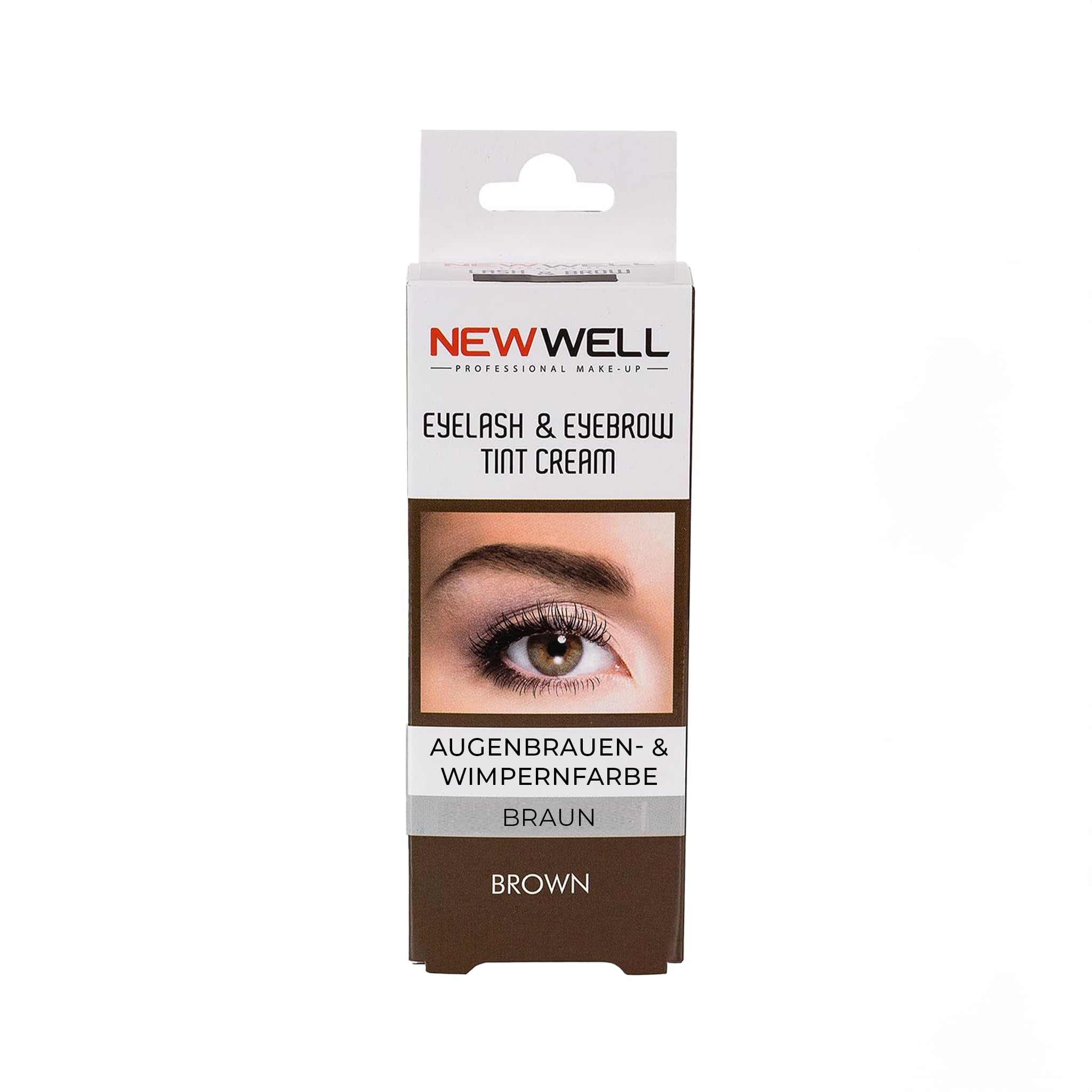 New Well Kaş ve Kirpik Boyası - Kahverengi 1 Paket (1 x 65 g)