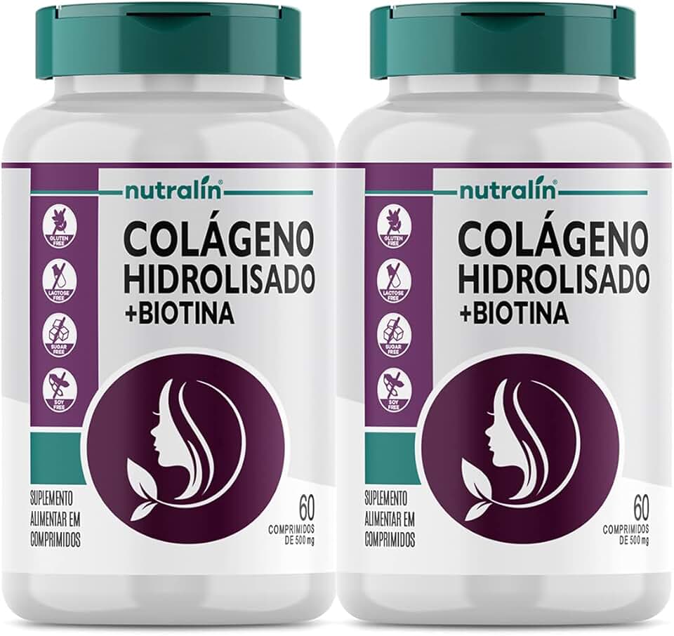 Colageno Hidrolisado 500mg Cabelo Pele Unha 120 Cap Nutralin