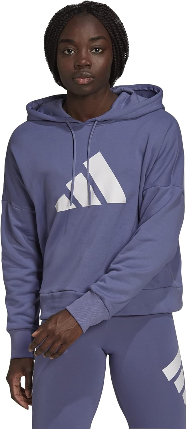 adidas 3-Bar Hoodie Orbit Violet LG