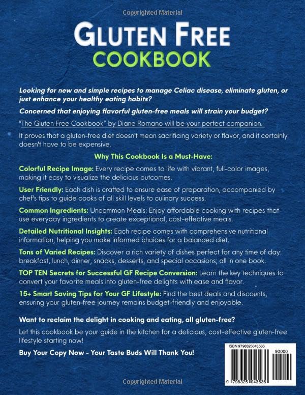 Image of Gluten Free Cookbook: 2000 Days of Easy and Flavorful Recipes to Manage Celiac Disease, Cut Gluten, or Simply for Healthy Eating (Gluten-Free Ideas)