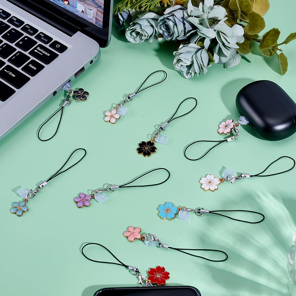 16 Bouchons Anti-Poussière USB-C Kawaii – Pendentifs Patte De Chat Émail, Cache Port Type-C Mignon & Protecteur