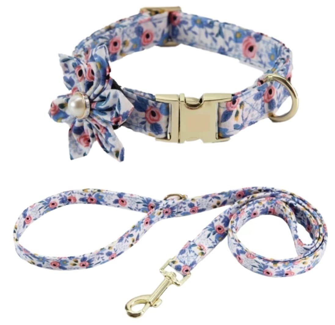 Correa Perro Correr Collar de Correa para Mascotas para, Perro Suave, Conjunto y Reflectante, Ajustable Antideslizantes Reforzada(Purple,19-28cm)