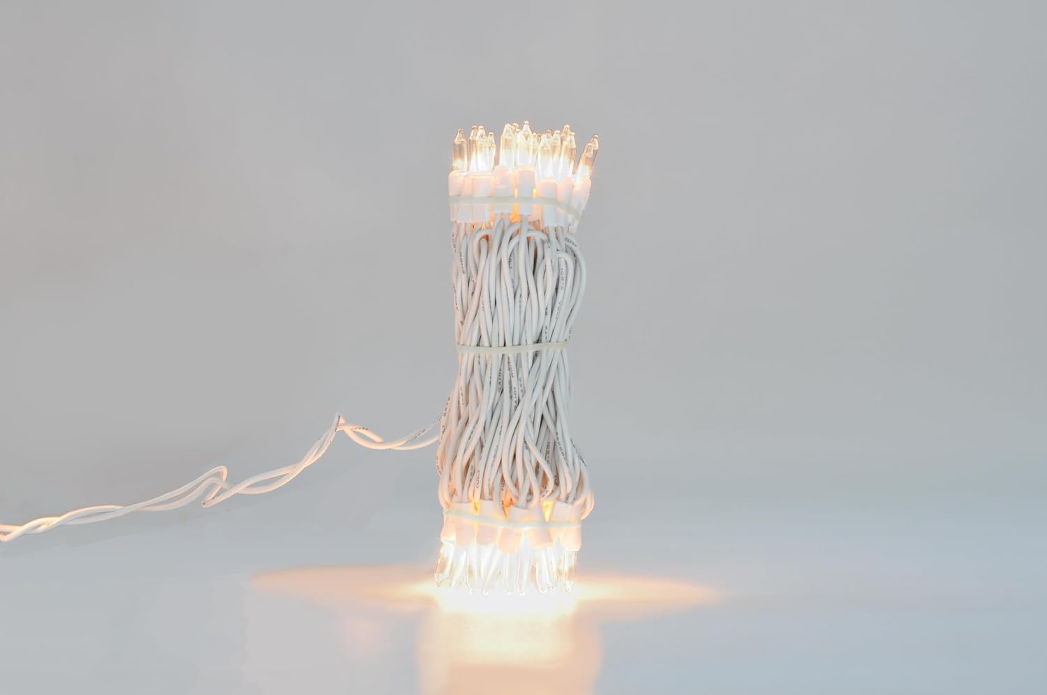 Brite Star 300 Lt String to String Lights, Clear, White Wire