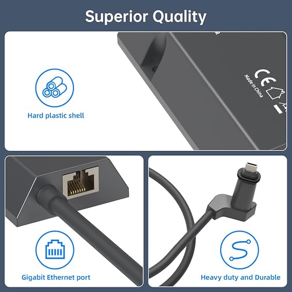 Starlink Ethernet Adapter for Wired External Network Starlink Standard Actuated Gen 2