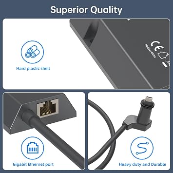 Starlink Ethernet Adapter for Wired External Network Starlink Standard Actuated Gen 2