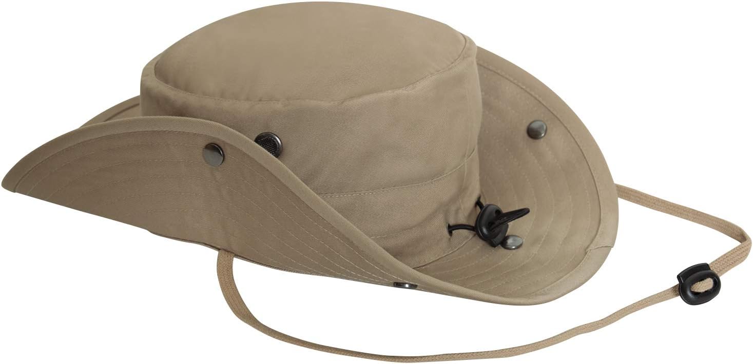 Rothco Adjustable Boonie Hat with Neck Cover – Rugged Outdoor Fishing Bucket Hat
