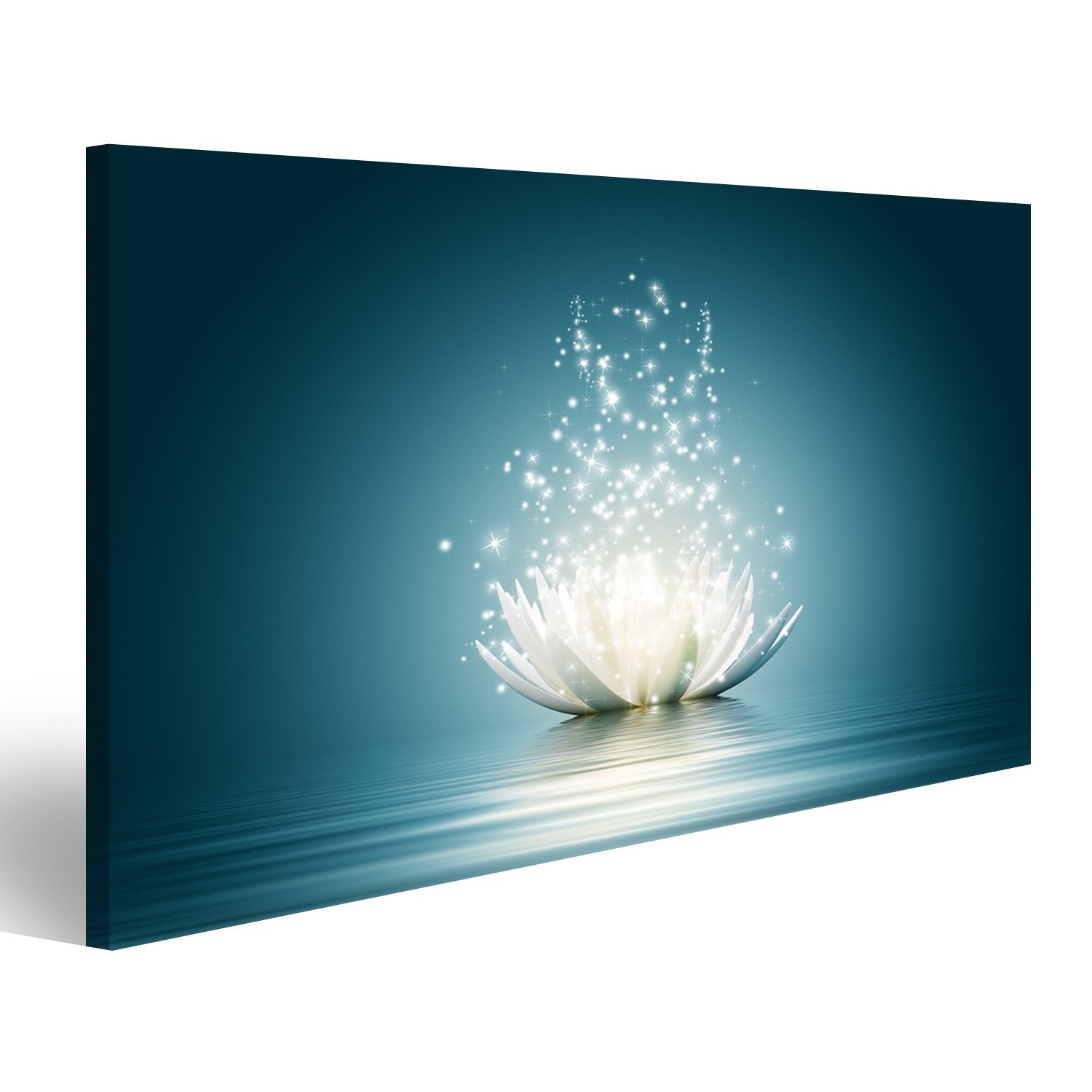 Fleur de lotus tableau sur toile pour créer une ambiance zen dans votre chambre