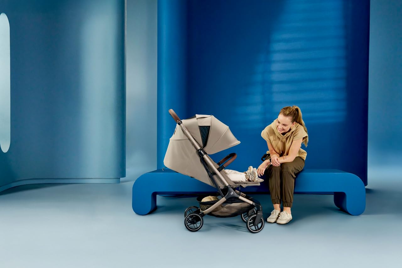 Maxi-Cosi Oxford Cabin Poussette bébé, idéale avion, 0–4 ans, pliage compact, légère, suspension douce, position allongée, sangle de transport intégrée, Black Onyx