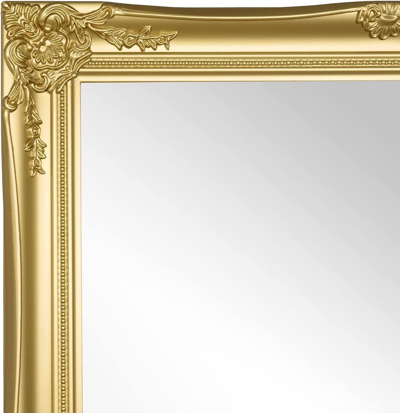 Wall Mounted Mirror Rectangle Decorative Vanity Mirrors for Wall Bathroom Bedroom Hanging Vertical or Horizontal (32''x24'' Gold)