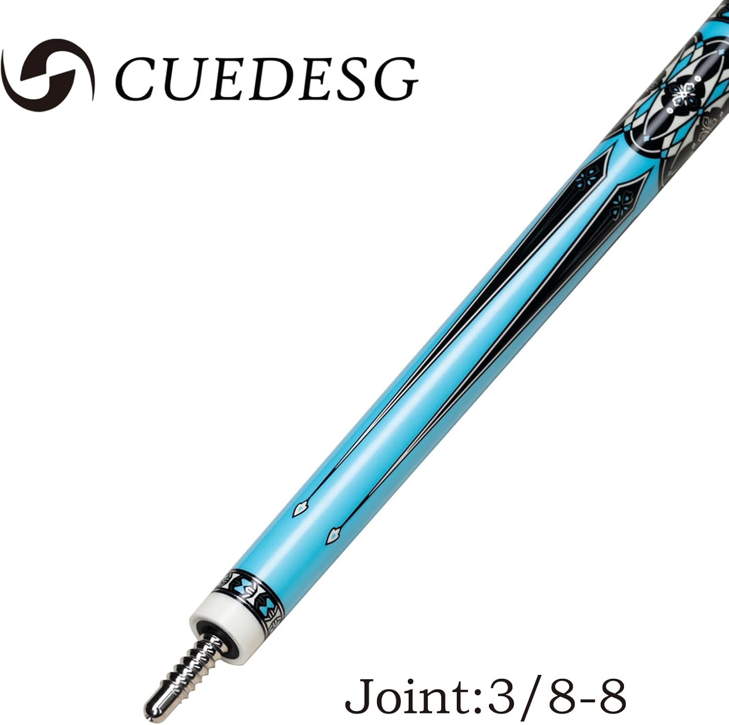 Carbon Fiber Pool Cue,Pool Cue Pink/Blue/Green/Orange with Case,Pool Sticks for Adults,Snooker Cue 10.5mm,Pro Taper 11.8mm/12.5mm Carbon Fiber Pool Cue Shaft