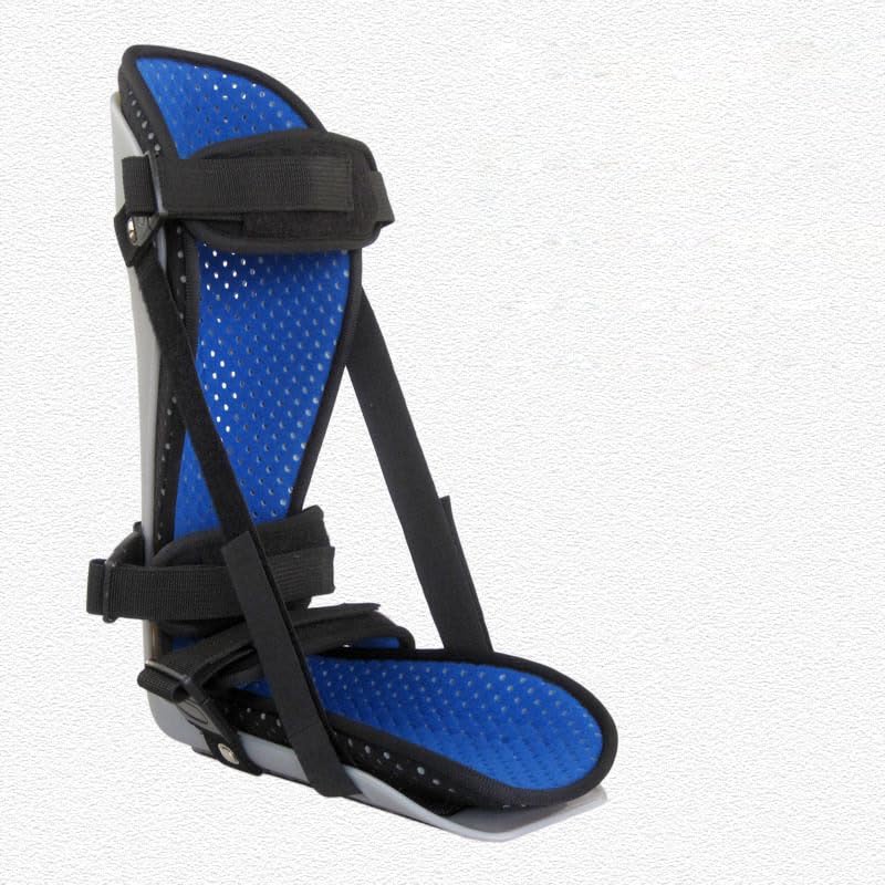 Brace Night splint for prolonged stretch of the Plantar Fascia for the treatment of Plantar Fasciitis and Achilles Tendonitis (Grey, L)