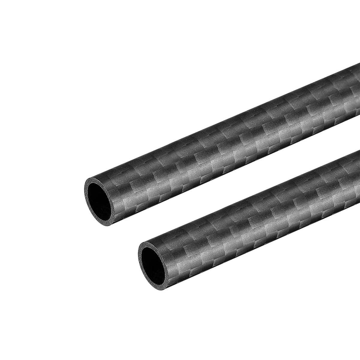 Purzen Carbon Fiber Round Tube High Rigidity Carbon Fiber Rod DIY Structure, Engineering Projects,10mmx8mmx300mm