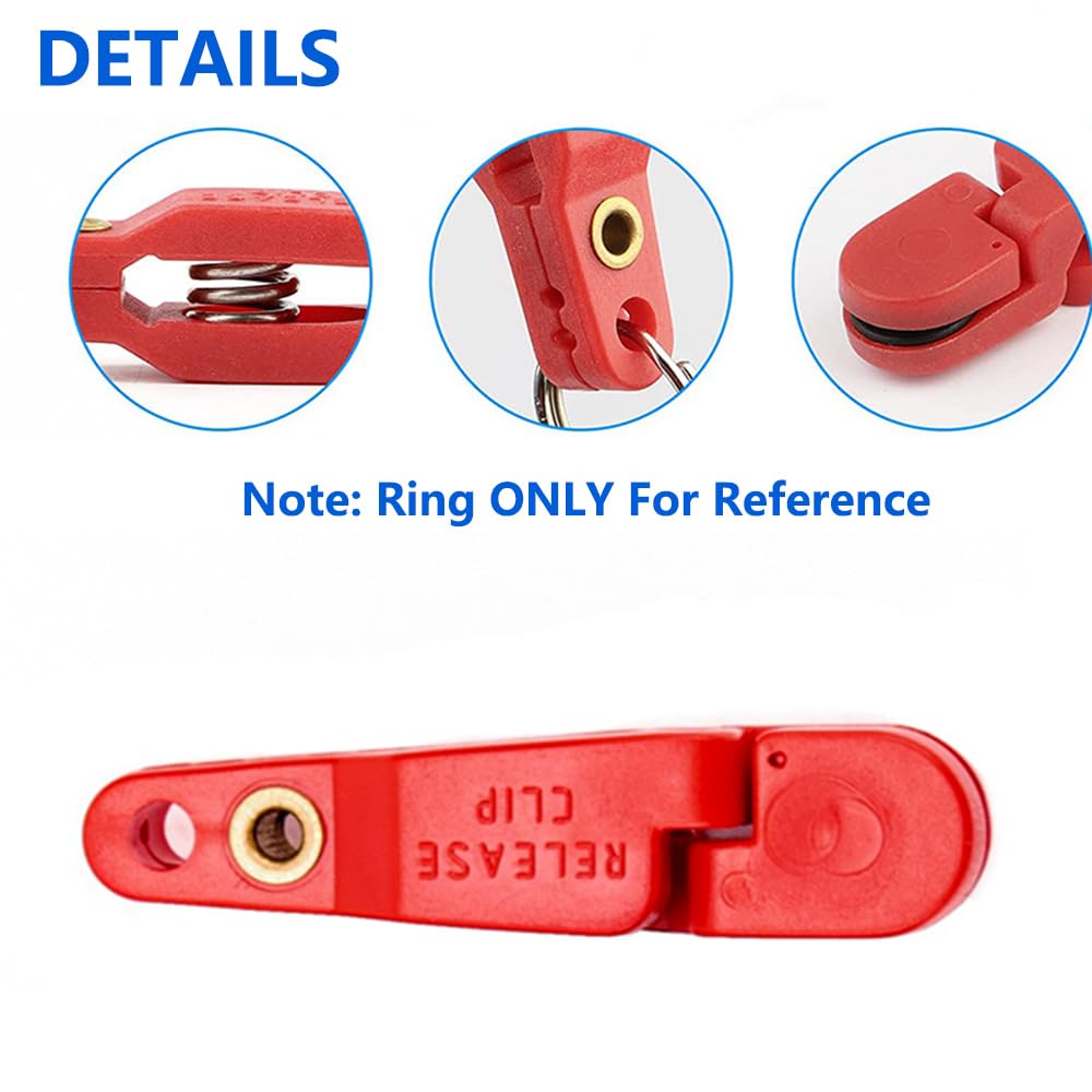 Angeln Release Clip, Angel Downrigger Clips, Snap Release Clip Outrigger Clip für Weight Hobel Board Outrigger Downrigger Power Grip